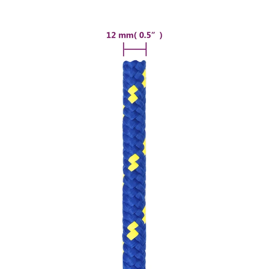 Corda | Fune per barca Blu 12 mm 100 m in Polipropilene