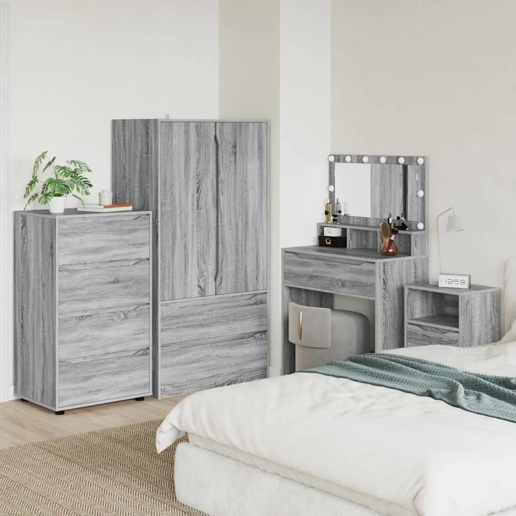 Armadi di Stoccaggio 2 pcs Grigio Sonoma 60 x 48 x 105 cm