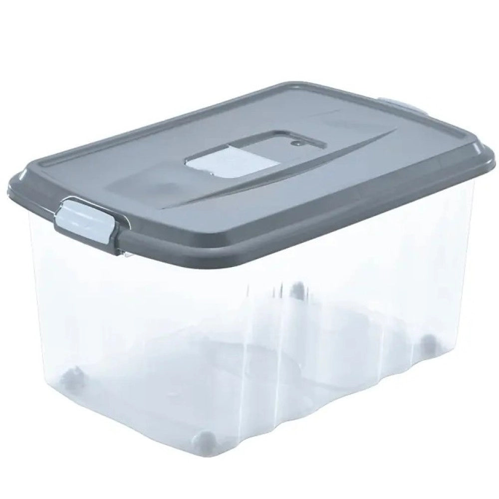 Box contenitore 45L con ruote e coperchio con profumatore cm 59×39×31 cm