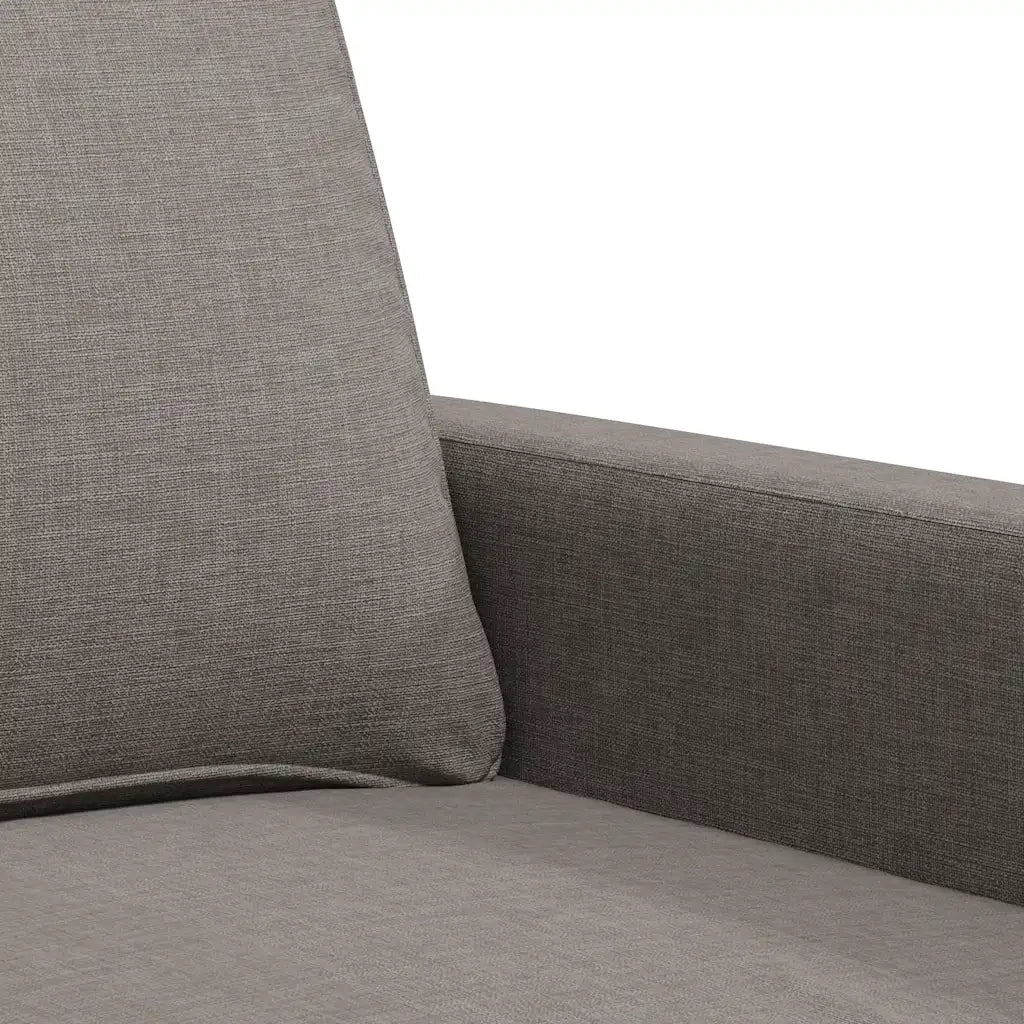 Divano a 2 Posti-Sofa 2 Posti Tortora 140 cm in Tessuto 685456