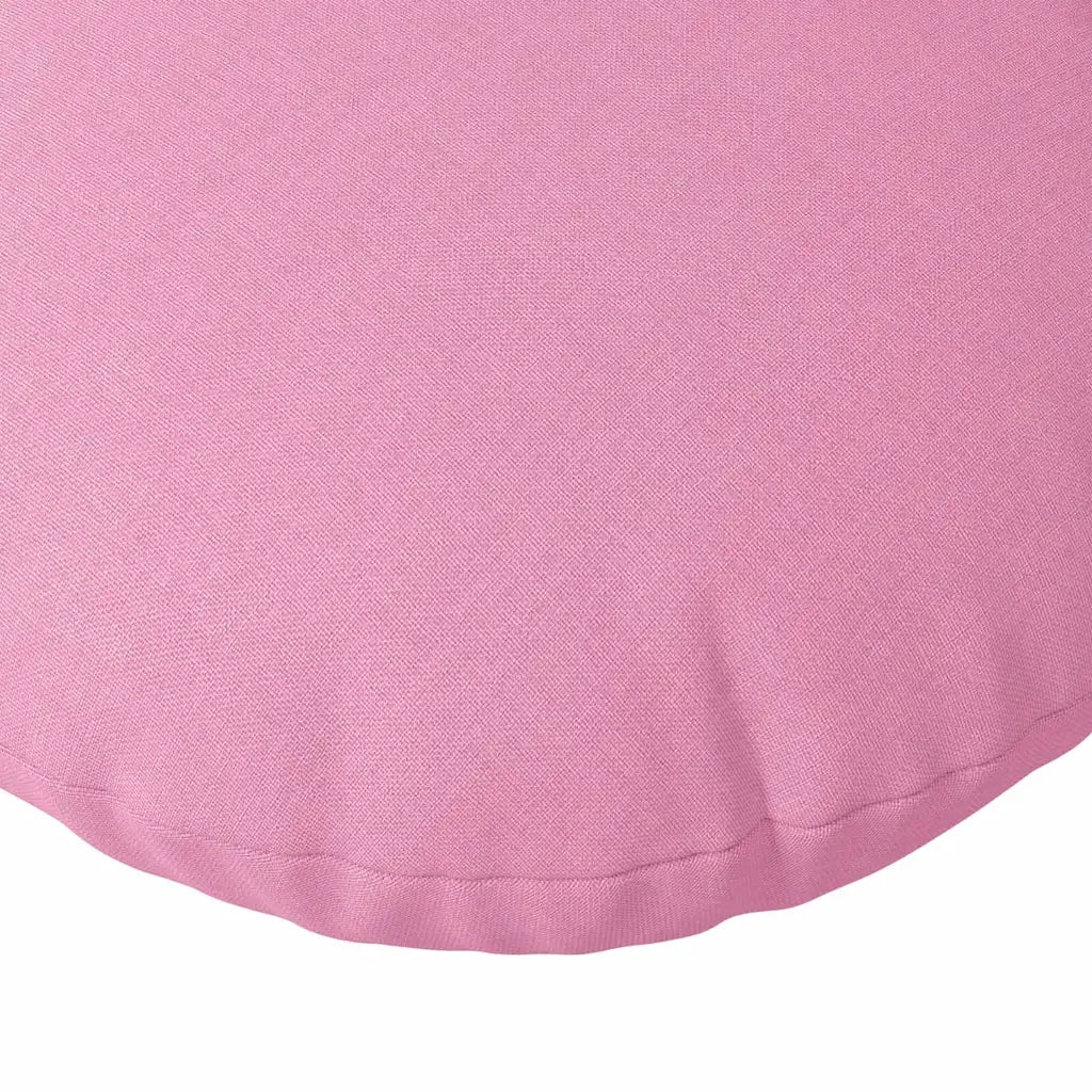 Cuscini per Seduta 2 pcs Rosa Ø40 x 13 cm Tessuto 42014135