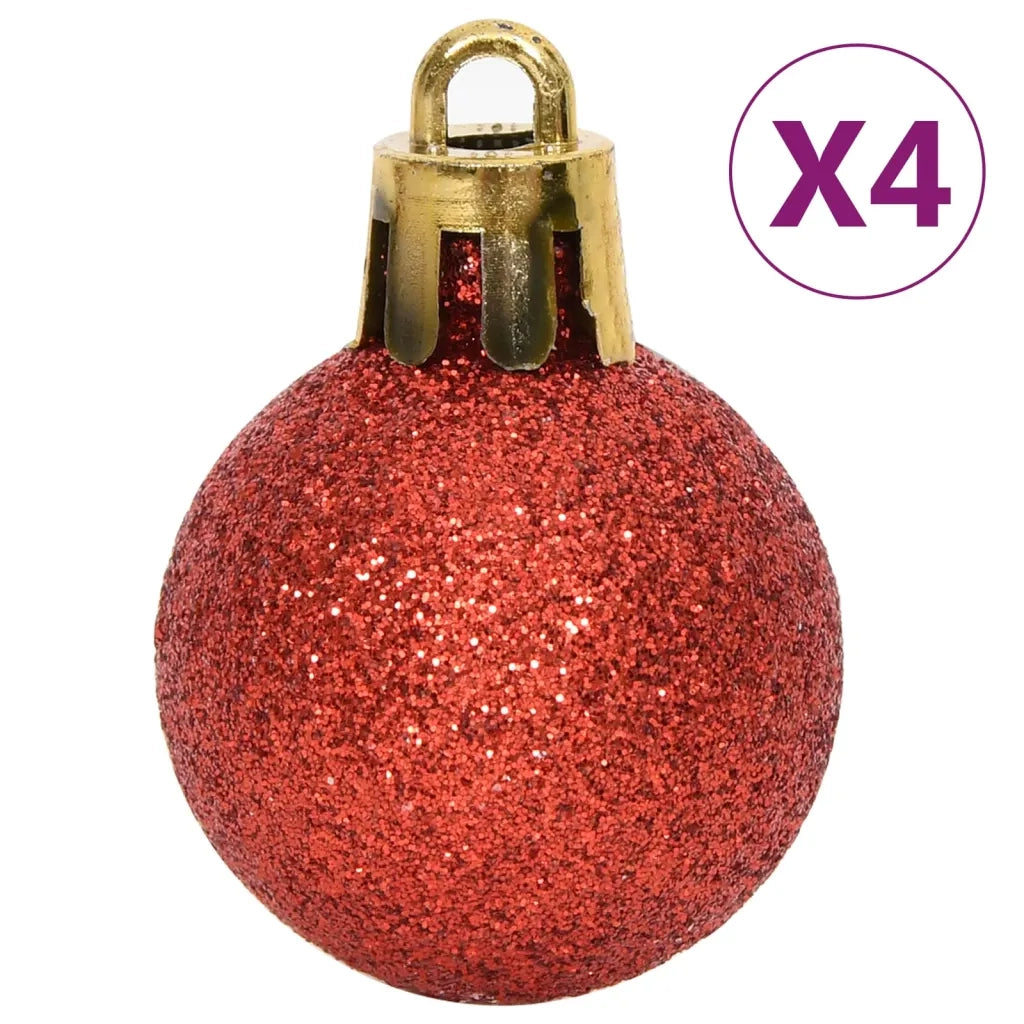 Set Addobbi di Natale 64 pz Rosso e Bianco CFW5599449
