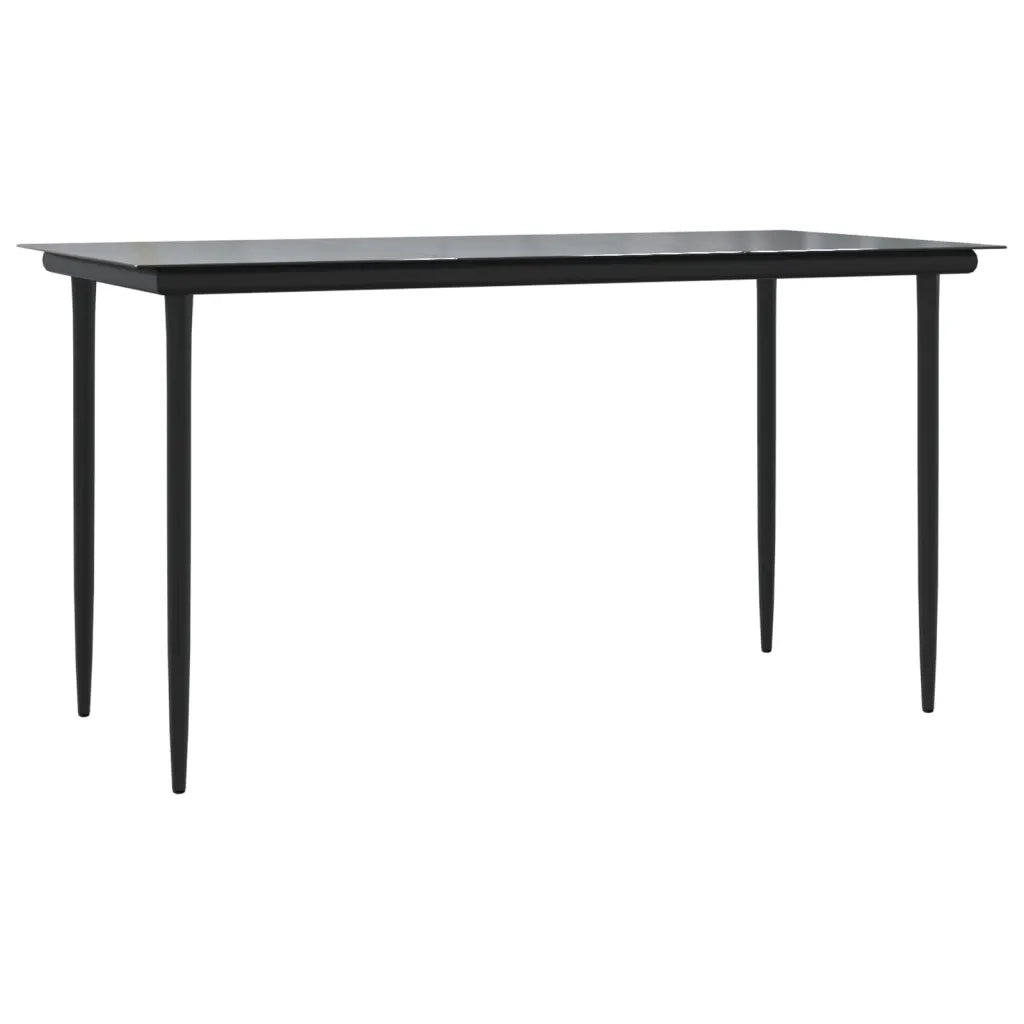 Set da Pranzo da Giardino 7 pz in Polyrattan e Acciaio 3187008