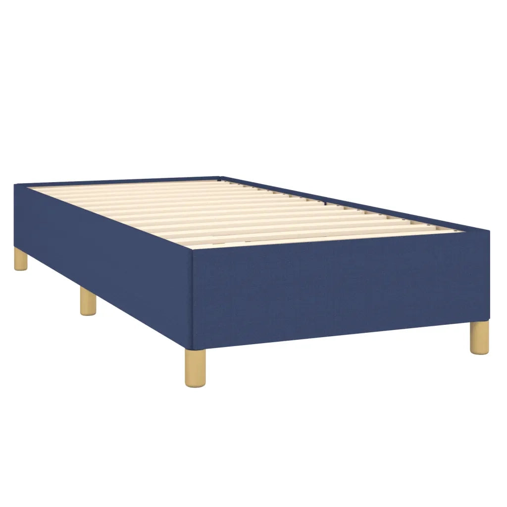 Giroletto senza Materasso Blu 90x200 cm in Tessuto 347139