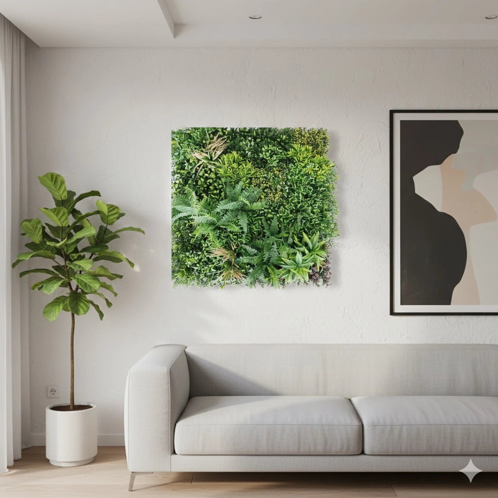SIEPE ARTIFICIALE A PANNELLO QUADRATO 'JUNGLE' mt 1 x 1  - LIF