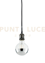 SOSPENSIONE PER BINARIO CLOCK NERO 1 LUCE ATTACCO E27 5X153CM