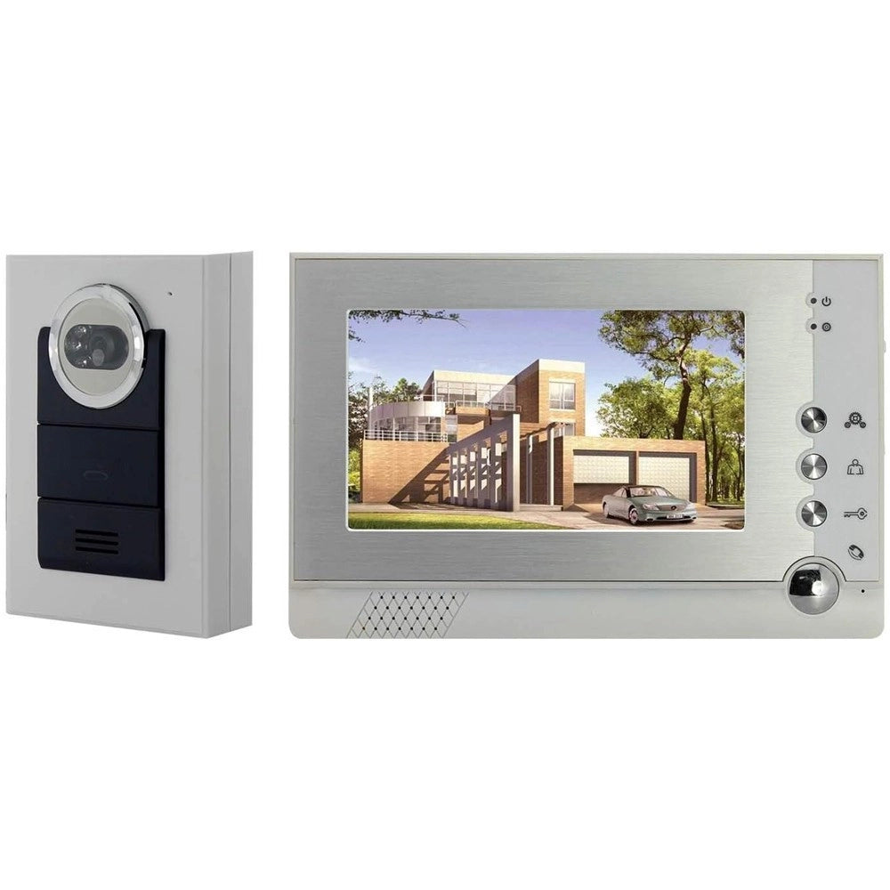 Trade Shop - Kit Video Citofono Videocitofono Monitor 7" Telecamera Ir Giorno Notte -