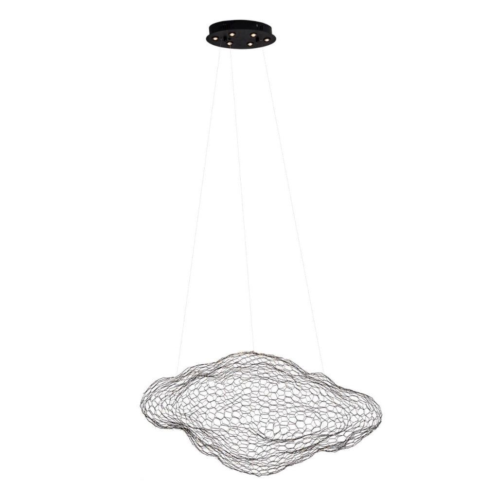 Lampada a sospensione Maxlight Stardust nera LED 14W