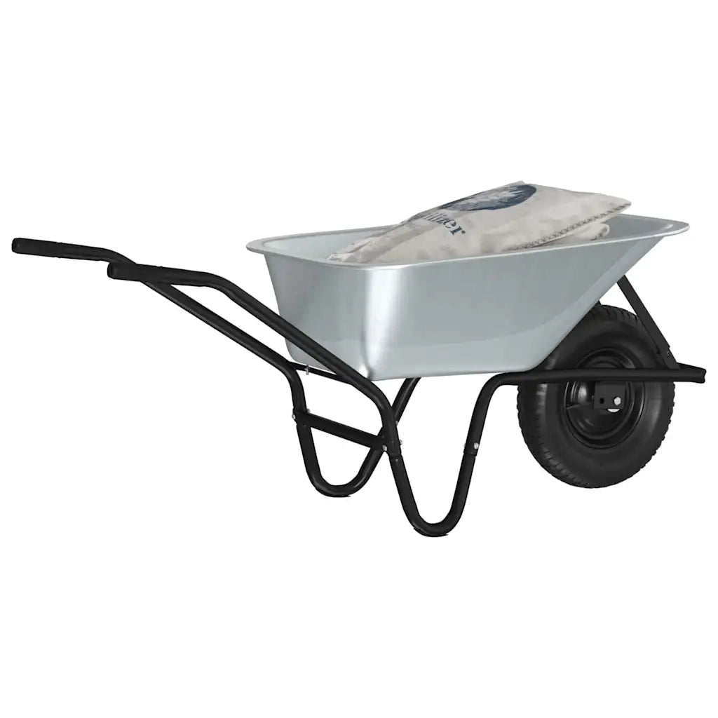 Carriole Argento e Nero 141 x 60 x 57 cm Acciaio 42007973