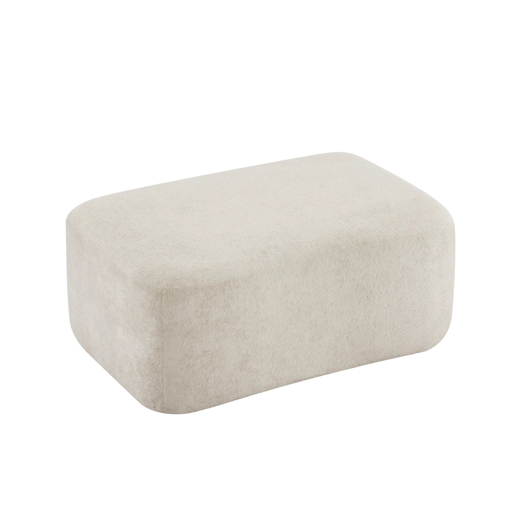 OTTOMANA Modulare 24x24x80 cm in velluto beige