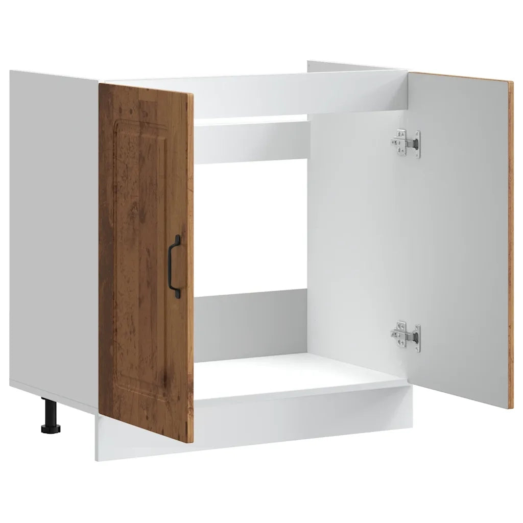 Mobile base lavello Kalmar Legno Vecchio 80x46x81,5 cm 853455