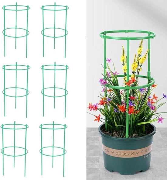 Supporto per piante - 6 pezzi, per pomodori, rose, hortensie, piovanze