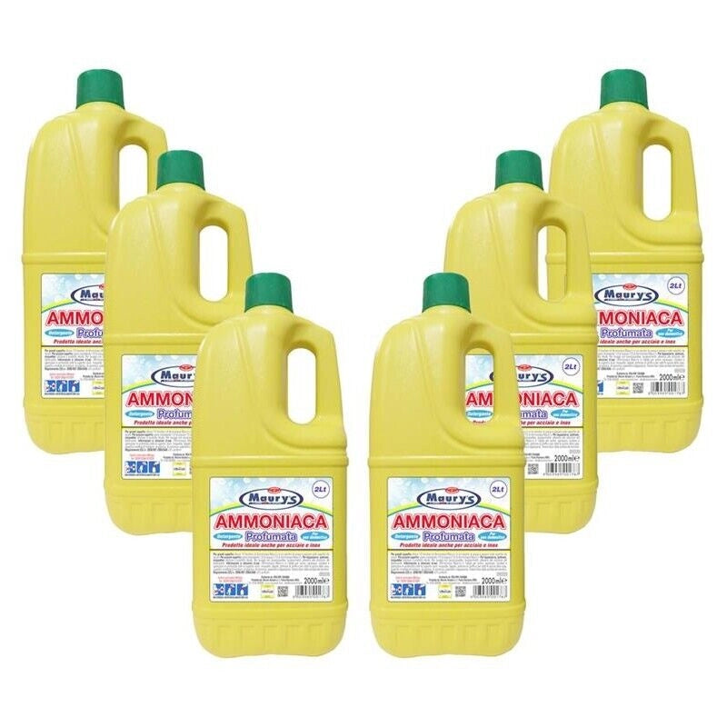 MAURY'S SET 6 CONFEZIONI DI AMMONIACA PROFUMATA 2 LT