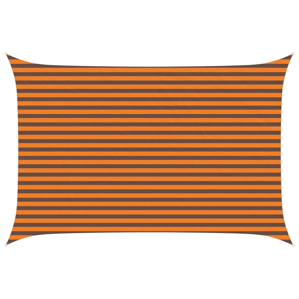 Vela da ombra solare Arancione e Marrone 4,5 × 3 m 42031044