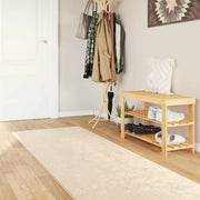 Runner Tappeto MARSA Crema 80 x 450 cm Poliestere e PVC 42023059