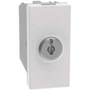 Deviatore a chiave Bticino MatixGO 2P 10AX 1 modulo bianco JW4022