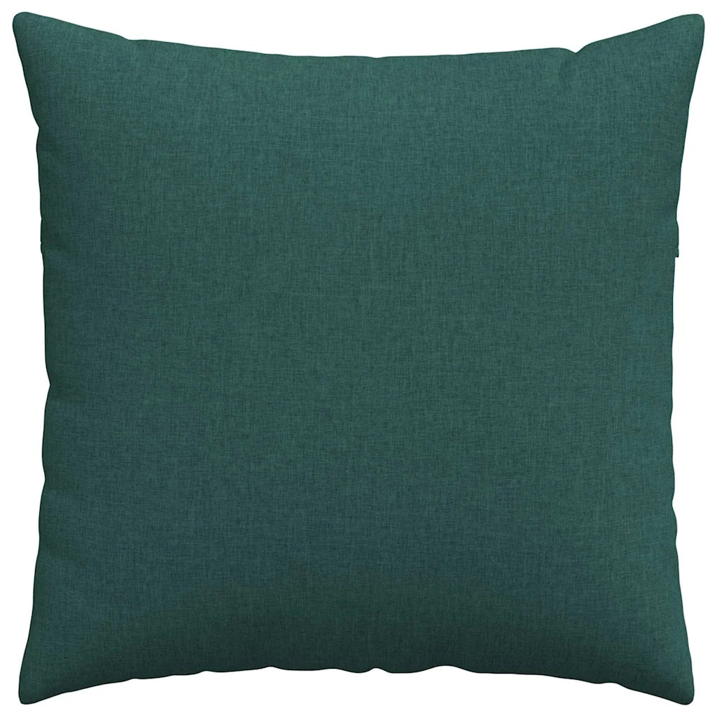 Cuscini da Divano 2 pcs Verde Scuro 60 x 60 cm Tessuto 42014002