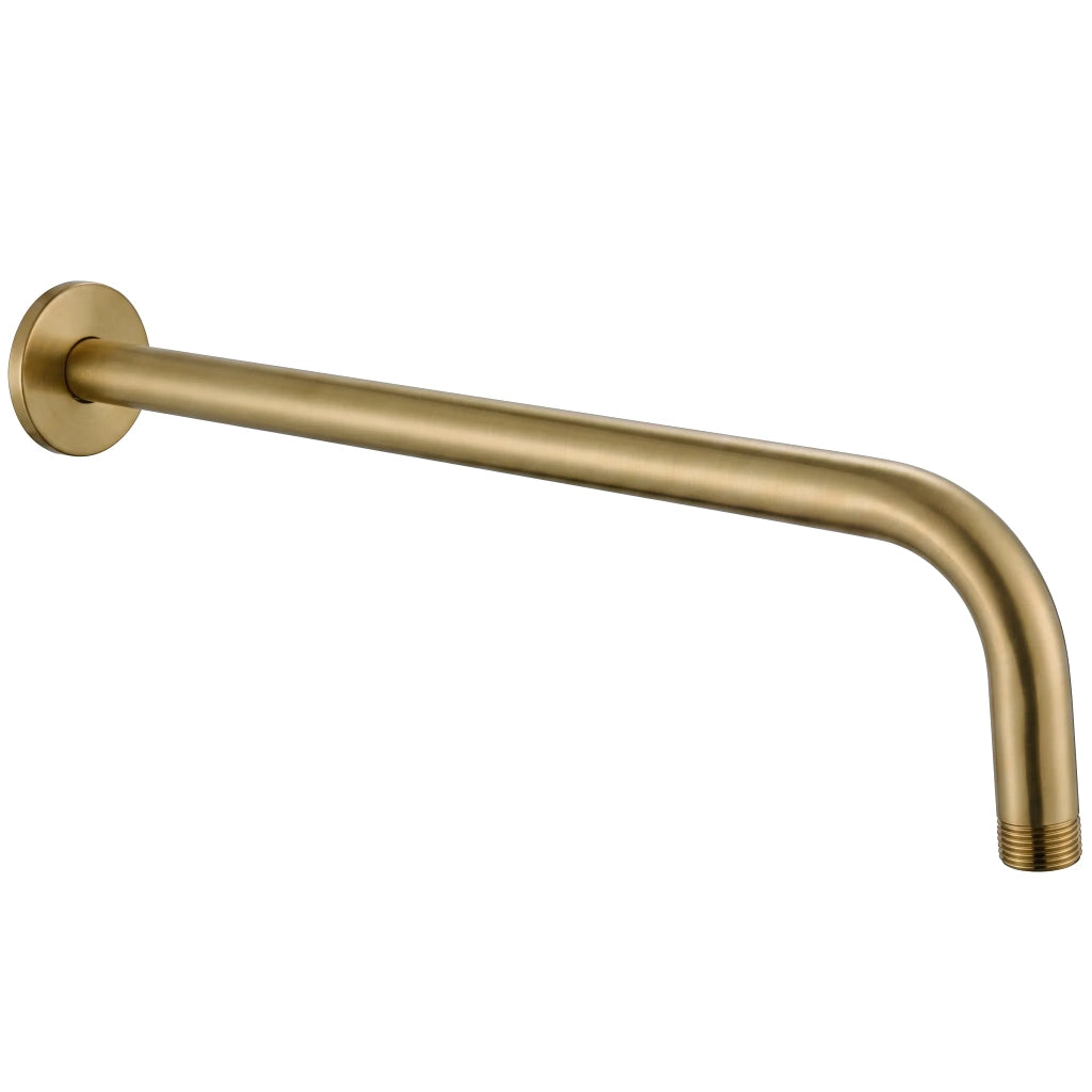 Braccio Doccia Rotondo Rea Js-9021 40cm Brush Gold