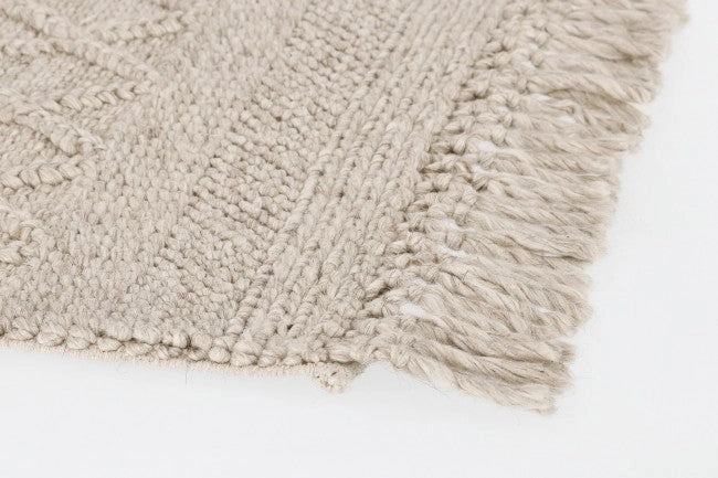 Tappeto 140x200 cm Hiruni in Tessuto Beige