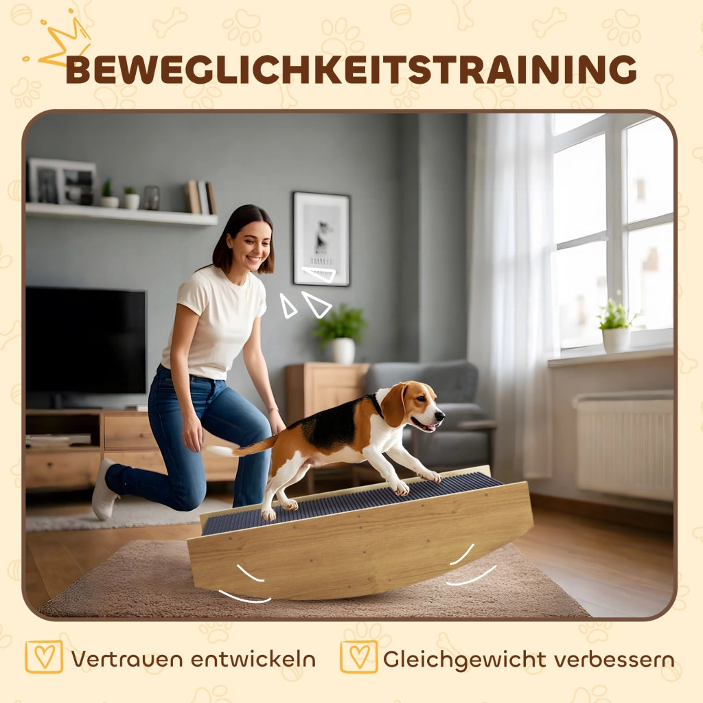 Gioco per Cani Agility 2 in 1 ¨C Minimal ¨C Legno 80x40 cm