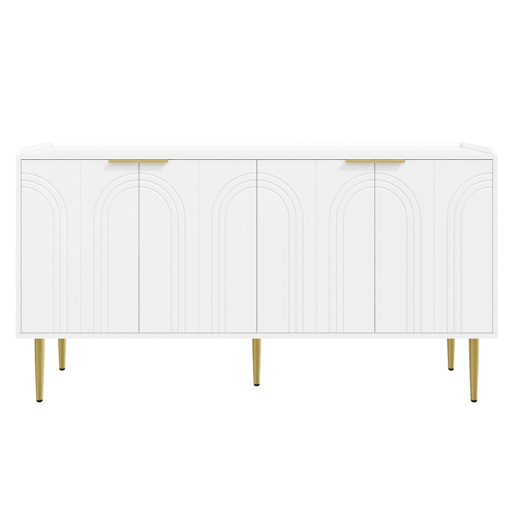 Anrichte moderna e semplice - Zephmum - 140x38x75 cm - Stoccaggio
