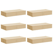 Scatola di Stoccaggio 6 pz Crema 100 x 50 x 18 cm CFW3136635