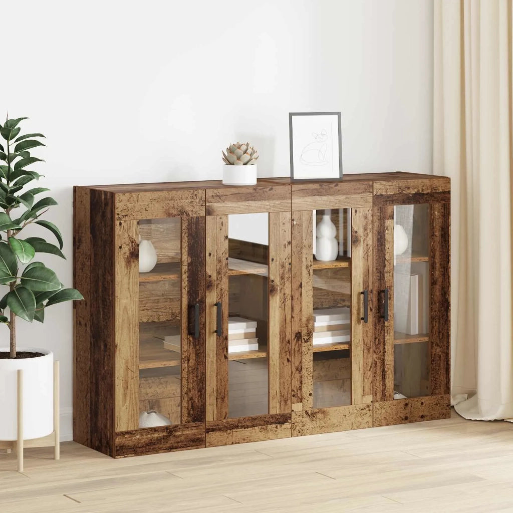 Armadi da Muro 2 pcs Legno vecchio 69,5 x 34 x 90 cm 3394584