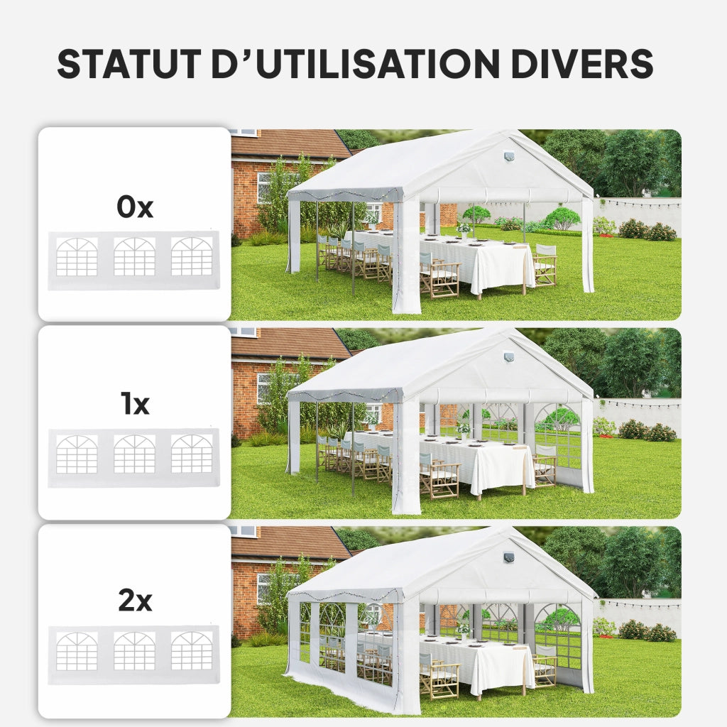 Tenda da Giardino ¨C Minimal ¨C Bianco 4x6m