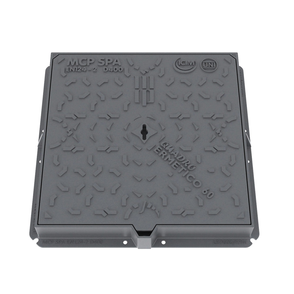 CHIUSINO IN GHISA D400- cm 70 x 70- MCP- pezzi 1