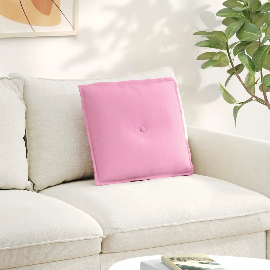 Cuscino per Schiena | Cuscino dorsale Rosa 50 x 19 x 45 cm Tessuto