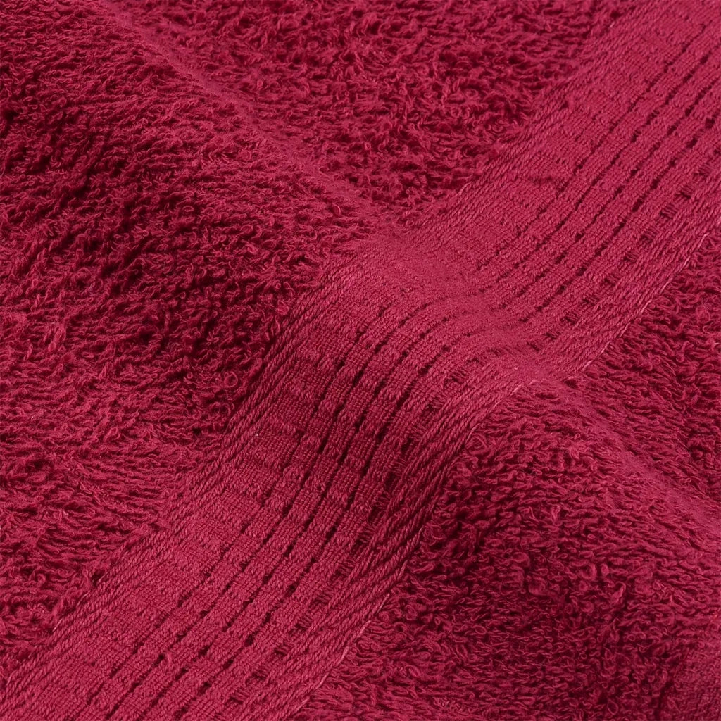 Asciugamani da Doccia FROGN 2 pz | Teli per bagno Bordeaux 70x140 cm 360 g/m2