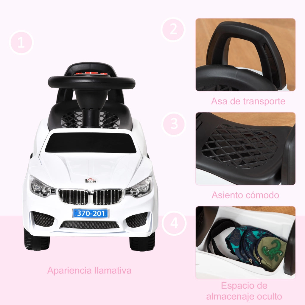 Coche Correpasillos per Bambini 18-36 Mesi ¨C Minimal ¨C Bianco