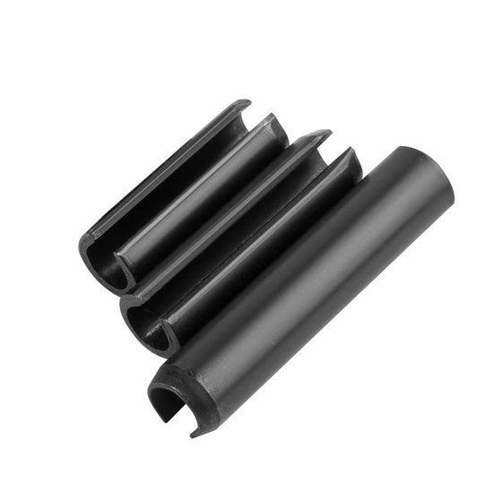 Penne a espansione M6 x 50 mm - 20 pezzi - Acciaio manganese - Penna elastica - Elemento di fissaggio - Penna cilindrica aperta - Penna a espansione