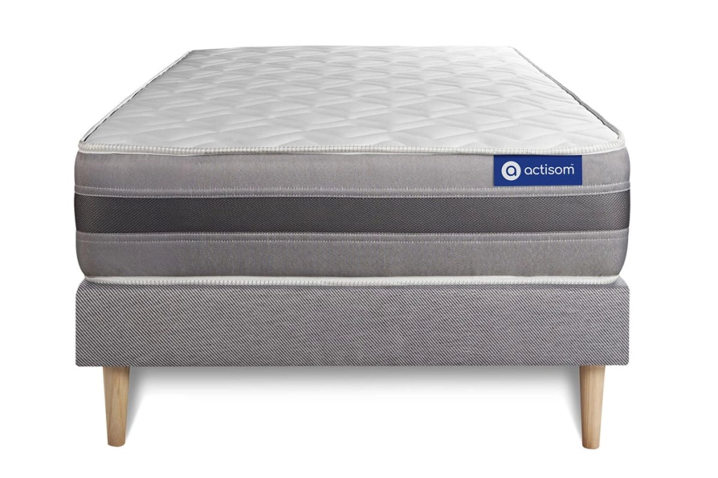 Kit rete e materasso matrimoniale Actilatex relax 80x190cm - Spessore : 24cm - Lattice e memory foam - Moderatamente rigido