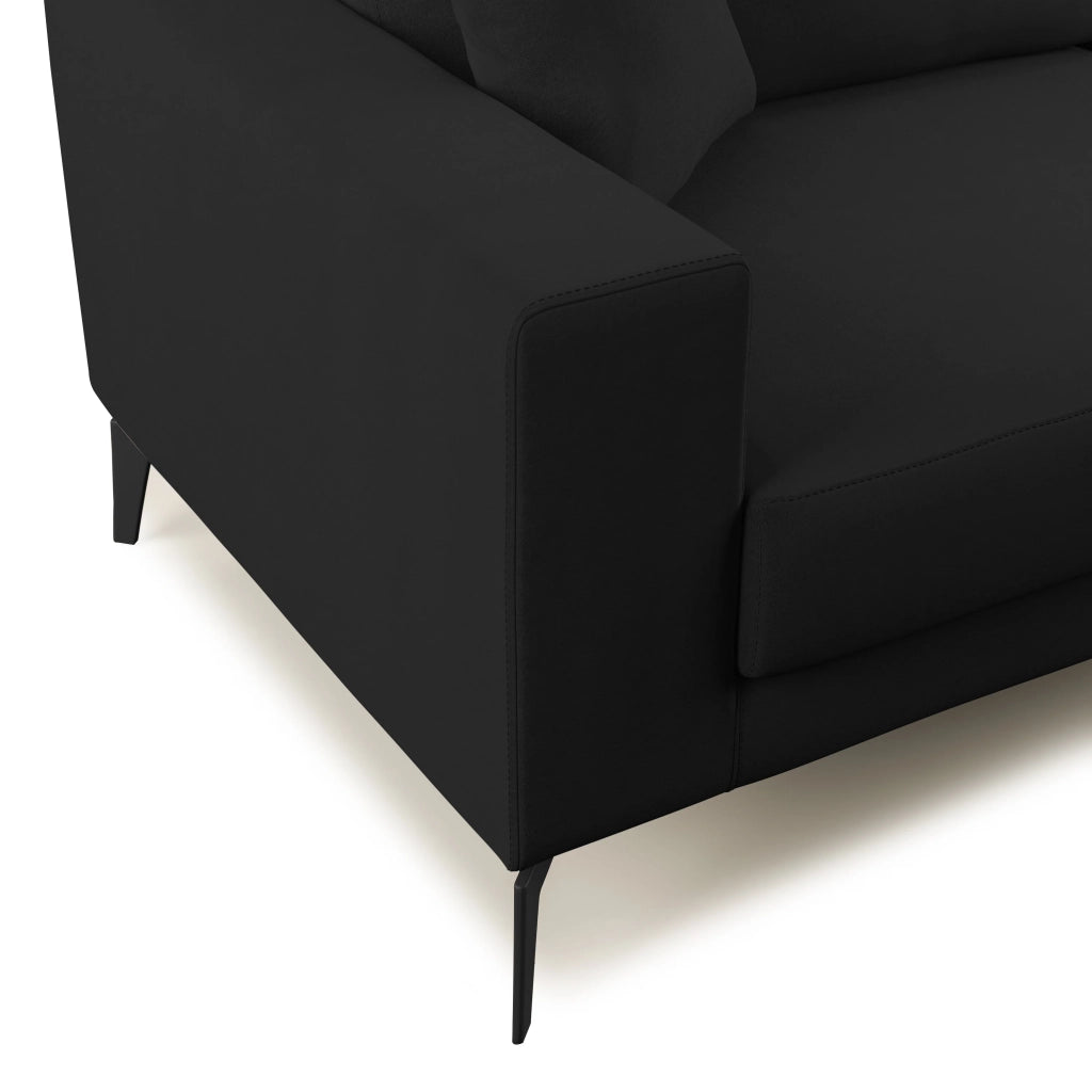 Prestige Divano design moderno T11 146 cm nero