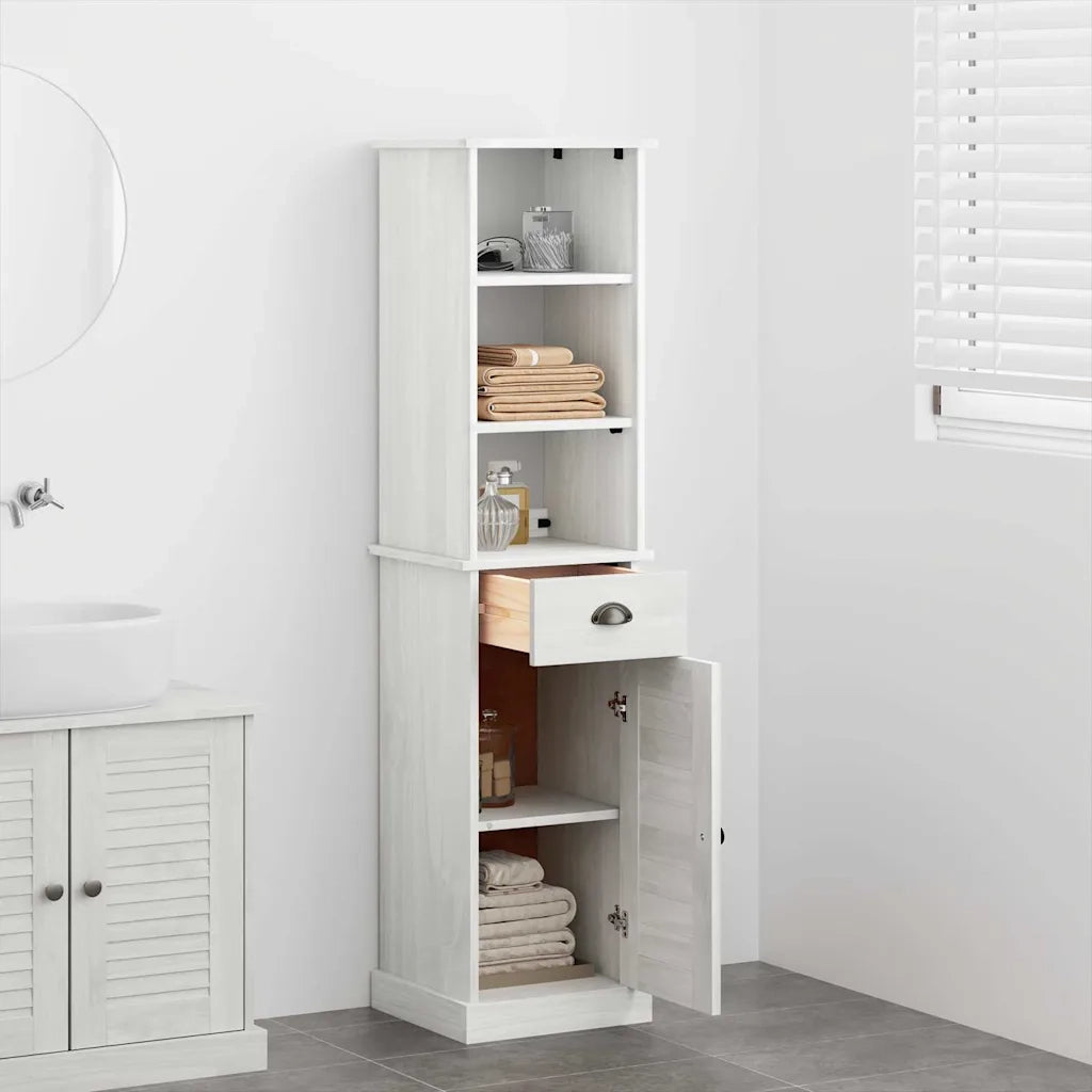Set di mobili per il bagno VIGO 2 pcs Bianco e Bianco Antico 3328536