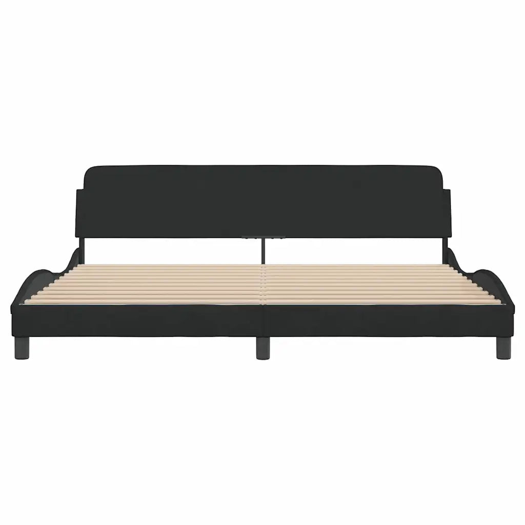Giroletto Dover Nero 200x200 cm in Velluto 373254