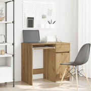 Scrivania Rovere Artigianale 86x49x76 cm in Legno Multistrato 861831