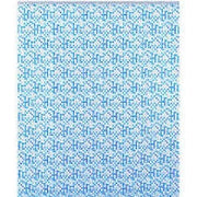 TENDA DOCCIA IN VINILE AZZURRO 120X200