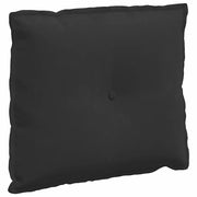 Cuscino per Schiena | Cuscino dorsale Nero 60 x 50 cm Tessuto in Microfibra