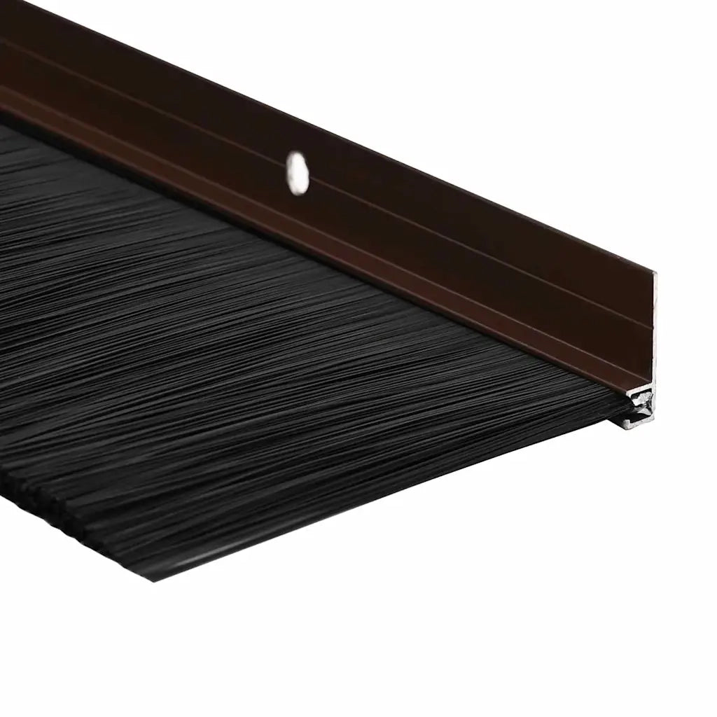 Spazzole per porte a vite 12 pcs Marrone 100 cm 42019461