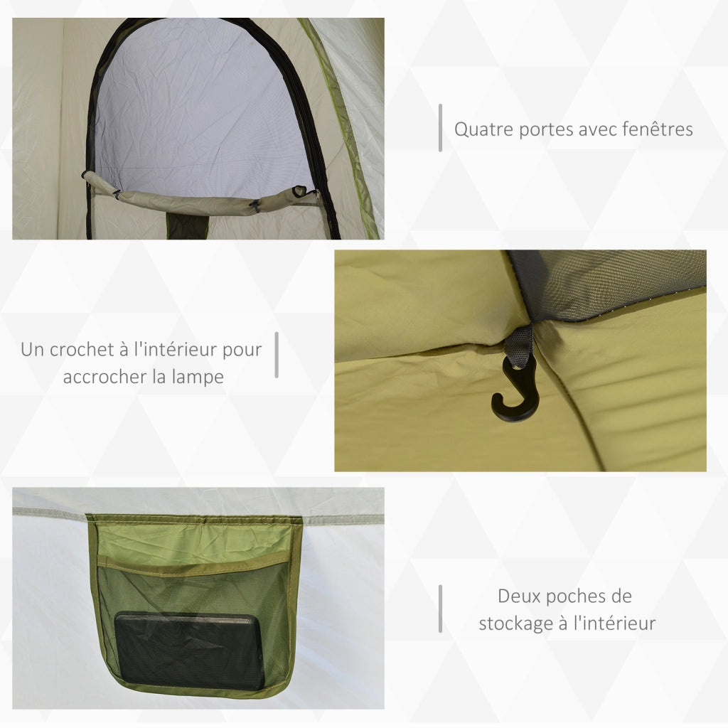 Tenda da campeggio pop up ¨C Minimal ¨C Verde grigio