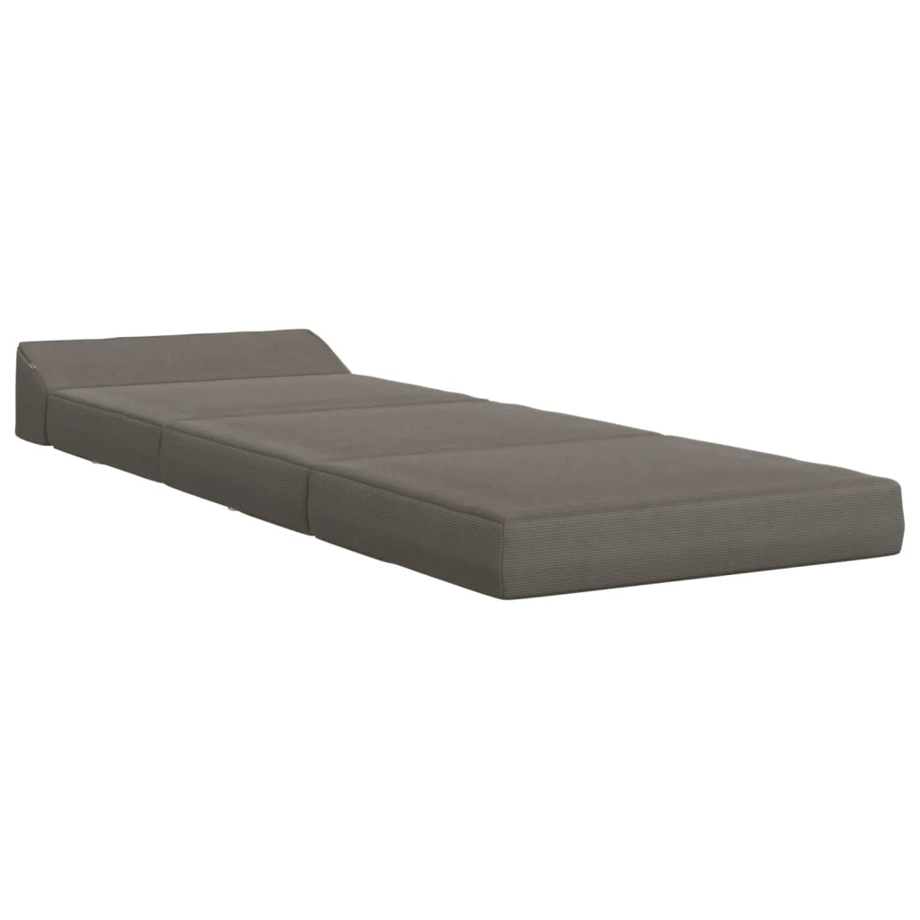 Divano Letto Pieghevole Grigio Chiaro 200 x 70 x 10 cm 900029