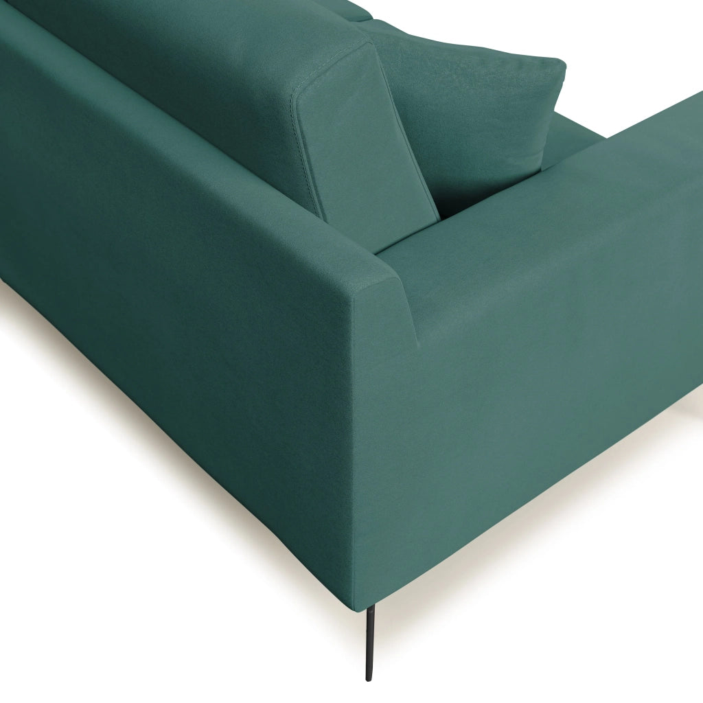 Prestige Divano design moderno T11 146 cm petrolio