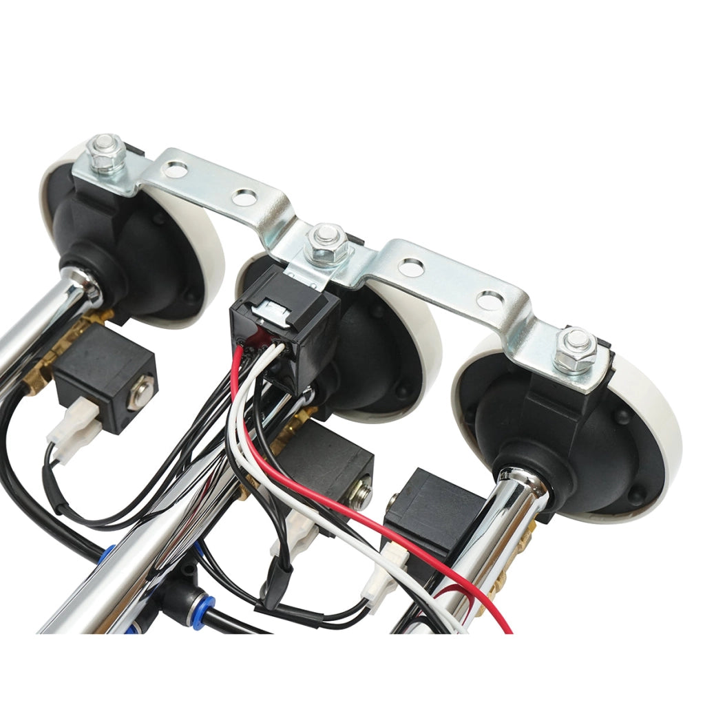 Clacson a 3 trombe 24V per compressore d’aria