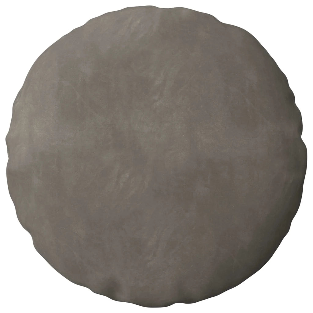 Federa 2 pcs HEERLEN Grigio Chiaro Ø 50 cm Velluto 922535