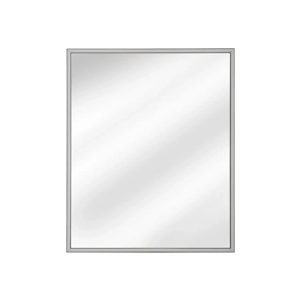 Specchio bagno LED rettangolare grafite 83x68 cm design