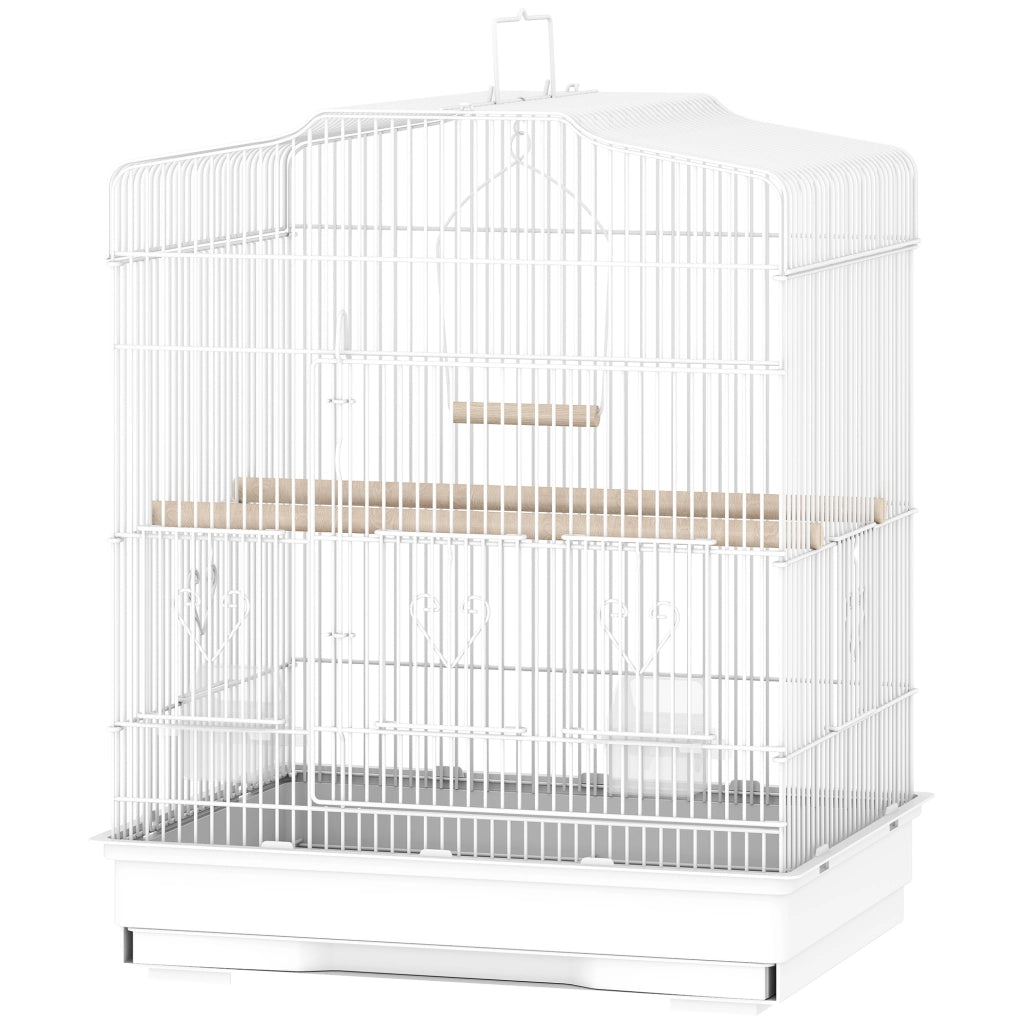 Gabbia per Uccelli ¨C Minimal ¨C 46.5x36x59 cm Bianco
