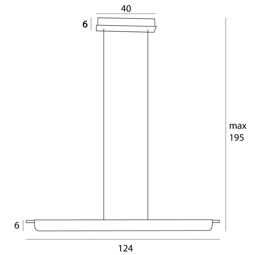 Lampada a sospensione Maxlight JO-JO P0597 LED 40W CCT