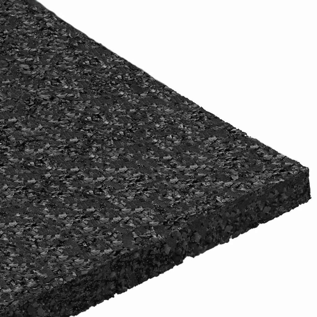 Pad per patio in granuli di gomma Nero 9 x 9 x 0,6 cm Gomma 42027231